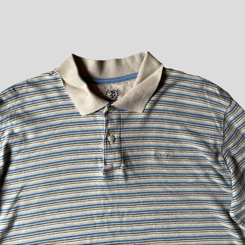 Striped IZOD Collared Shirt - Picture 2 of 9